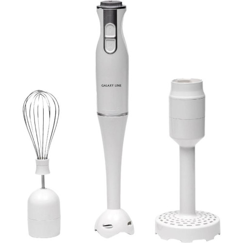 Блендер погружной Galaxy Line GL 2104 800Вт белый/серебристый
