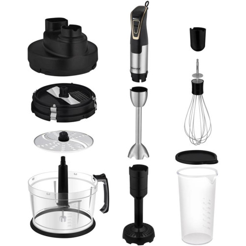 Блендер погружной Rondell RDE-1303 1800Вт черный/нержавеющая сталь