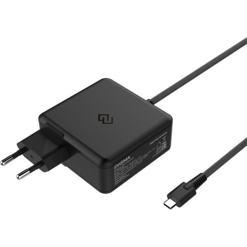 Блок питания Digma DM-U100-GAN автоматический 100W 5V-20V 3A от бытовой электросети Блок питания Digma DM-U100-GAN автоматический 100W 5V-20V 3A от бытовой электросети
