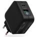 Блок питания TopON TOP-GaN-65WB автоматический 65W 5V-20V 3.25A 2xUSB от бытовой электросети LED индикатор Блок питания TopON TOP-GaN-65WB автоматический 65W 5V-20V 3.25A 2xUSB от бытовой электросети LED индикатор