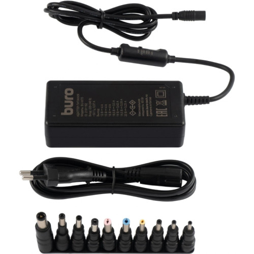 Блок питания Buro BU-M70 ручной 65W 12V-20V 10-коннект. 4A от бытовой электросети Блок питания Buro BU-M70 ручной 65W 12V-20V 10-коннект. 4A от бытовой электросети