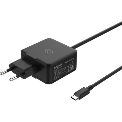 Блок питания Digma DM-U45-GAN автоматический 45W 5V-20V 3A от бытовой электросети