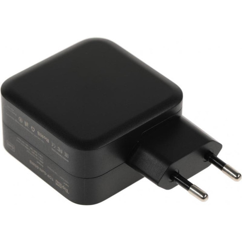 Блок питания TopON TOP-GaN-65WB автоматический 65W 5V-20V 3.25A 2xUSB от бытовой электросети LED индикатор Блок питания TopON TOP-GaN-65WB автоматический 65W 5V-20V 3.25A 2xUSB от бытовой электросети LED индикатор