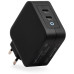 Блок питания TopON TOP-GaN-100WB автоматический 100W 5V-20V 5A 2xUSB от бытовой электросети LED индикатор Блок питания TopON TOP-GaN-100WB автоматический 100W 5V-20V 5A 2xUSB от бытовой электросети LED индикатор