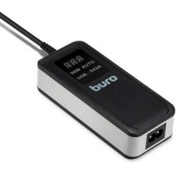Блок питания Buro BUM-0065A90 автоматический 90W 15V-20V 11-connectors 5A 1xUSB 2.1A от бытовой электросети LСD индикатор