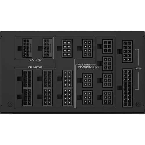 Блок питания Gigabyte ATX 1600W GP-UD1600PM PG5 Gen.5 80+ platinum (20+4pin) APFC 120mm fan 16xSATA Cab Manag RTL