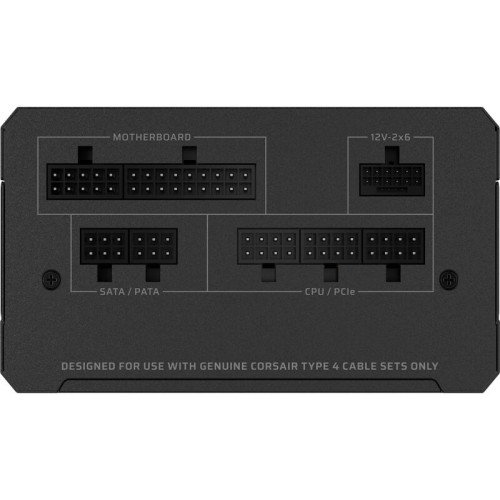Блоки питания/ Power Supply Corsair RM750e, Model RPS0215, 750W 80+ Gold (ATX, 3.1, PCIe 5.1, Full modular, 1x24(20+4)pin, 2xEPS/ATX 12V 8-pin (4+4), 1x12V-2x6(12+4)pin, 2x12V-2x6 to Dual 8-Pin(6+2), 1xPCIe 8-Pin(6+2), 4xSATA (4 Straight SATA), 4xSATA / P