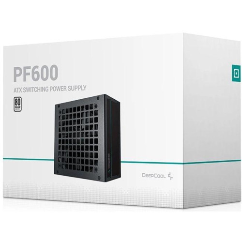 Блок питания Deepcool ATX 600W PF600 V2 80 PLUS WHITE (20+4pin) APFC 120mm fan 6xSATA RTL [R-PF600D-HA0B-WDEU]