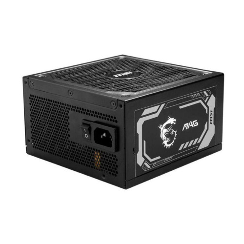 Блок питания ПК/ Power Supply MSI MAG A1000GL PCIE5, 1000W 80+ Gold (ATX, 3.1, PCIe 5.1, Full modular, 1x24(20+4)pin, 2xCPU 8(4+4)pin, 4xPCIe*2 8(6+2)pin, 1x12V-2x6, 12xSATA3, 4xMOLEX4pin, Active, 135x135mm, 150x150x86mm, APFC, black)