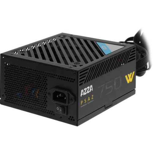 Блок питания Azza ATX 750W PSAZ-750W 80+ bronze (20+4pin) APFC 120mm fan 5xSATA RTL