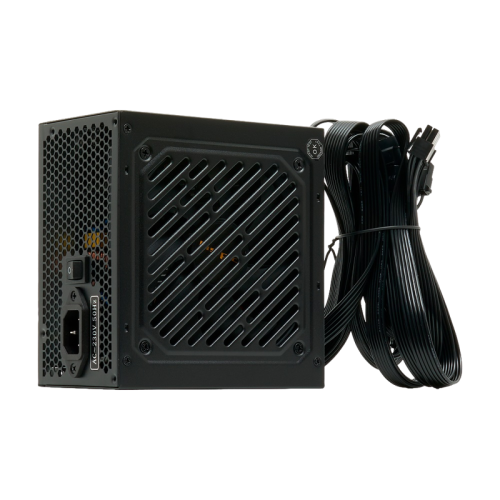 Блок питания/ Power Supply HSPD, 550W 80+ White (ATX, 2.31, Non-modular, 1x24(20+4)pin 500mm, 1xCPU 8(4+4)pin 550mm, 1xPCIe 8(6+2)pin 500mm, 1xSATA*3 400+150+150mm, 1xSATA*2 400+150mm, 1xMOLEX*2 400+150mm , Active, 120x120mm, 150x140x86mm, APFC, OVP, OPP,
