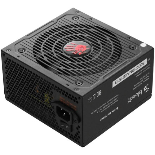 Блок питания Bloody ATX 600W BD-PS600W 80 PLUS WHITE (20+4pin) APFC 120mm fan 6xSATA RTL [BD-PS600W]