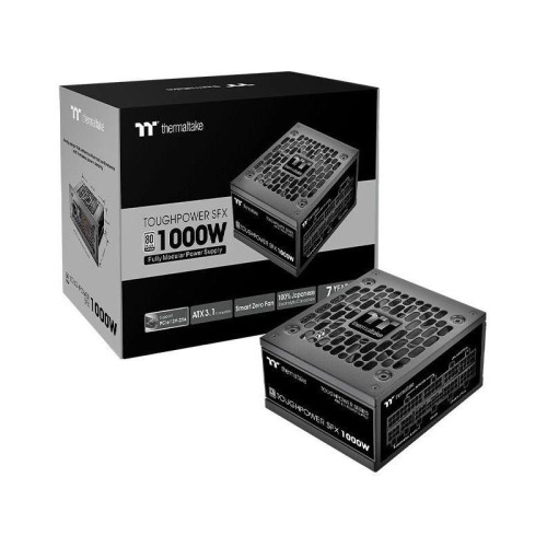 Блок питания Thermaltake SFX 1000W Toughpower SFX1000 Gen.5 80+ platinum (20+4pin) APFC 90mm fan 8xSATA Cab Manag RTL [PS-STP-1000FNFAPE-1]