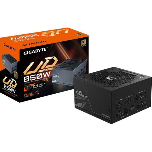 Блок питания Gigabyte ATX 850W GP-UD850GM PG5 Gen.5 80+ gold (20+4pin) APFC 120mm fan 8xSATA Cab Manag RTL [28200-U85GP-2EUR]