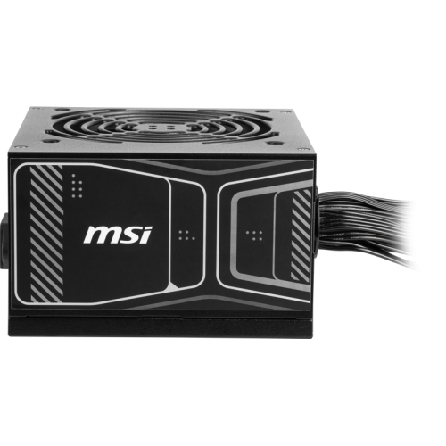 Блок питания ПК/ Power Supply MSI MAG A850GN PCIE5, 850W 80+ Gold (ATX, 3.1, PCIe 5.1, Non-modular, 1x24(20+4)pin, 2xCPU 8(4+4)pin, 2xPCIe*2 8(6+2)pin, 1x12VHPWR (450W), 4xSATA3, 4xMOLEX4pin, Active, 120x120mm, 140x150x86mm, APFC, black)