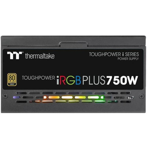 Блок питания Thermaltake ATX 750W Toughpower iRGB Plus (DIGITAL) 80+ gold (20+4pin) APFC 140mm fan color LED 9xSATA Cab Manag RTL [PS-TPI-0750F3FDGE-1]