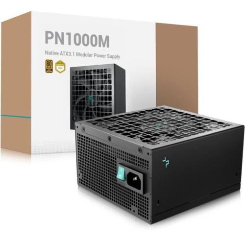 Блок питания Deepcool ATX 1000W PN1000M Gen.5 80+ gold (20+4pin) APFC 120mm fan 8xSATA RTL [R-PNA00M-FC0B-WGEU]