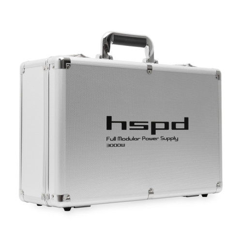 Блок питания/ Power Supply HSPD, 3000W 80+ Platinum (ATX, 3.1, PCIe 5.1, Full modular, 1x24(20+4)pin 600mm, 2xCPU 8(4+4)pin 650mm, 6xPCIe*2 8(6+2)pin 600+150mm, 4x12V(2x6) 12+4pin 600W 675mm  2xSATA*5 700+100+100+100+100mm, 1xMOLEX4pin*4 650+150+150+150mm