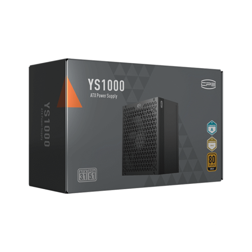 Блок питания ПК/ PCCooler, 1000W 80+ Gold (ATX, 3.1, , Full modular, 1x24(20+4)pin 610mm, 2xCPU 8(4+4)pin 700mm,  2xPCIe*2 8(6+2)pin 750mm, 1x12V(2x6) 12+4pin 500mm, 2xSATA*3+MOLEX4pin*1 450+120+120+150mm , Active, 135x135mm, 160x150x86mm, APFC, OVP,UVP,O