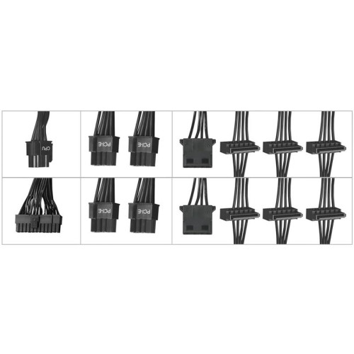 Блок питания Bloody ATX 700W BD-PS700W 80 PLUS WHITE (20+4pin) APFC 120mm fan color LED 6xSATA RTL [BD-PS700W-R]