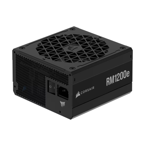 Блоки питания/ Power Supply Corsair RM1200e, 1200W 80+ Gold (ATX, 3.1, PCIe 5.1, Full modular, 1x24(20+4)pin, 1x16-pin PCIe, 2x4+4-pin CPU +12V (EPS), 4x4-pin Molex, 2x6+2-pin PCIe, 7xSATA3, 1xUSB Type-C, Active, 140x140mm, 150x150x86mm, APFC, Power cable