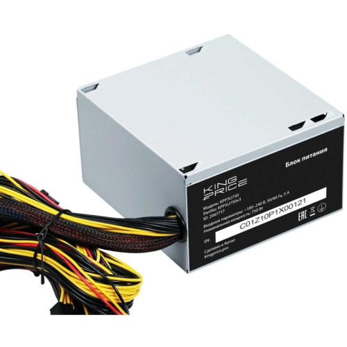 Блок питания KingPrice ATX 750W KPPSU750 (20+4pin) APFC 120mm fan 4xSATA