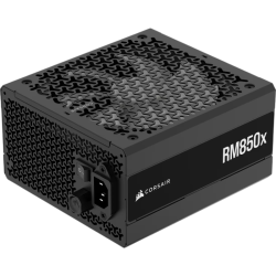 Блоки питания/ Power Supply Corsair RM850x, Model RPS0197, 850W 80+ Gold (ATX, 3.1, PCIe 5.1, Full modular, 1x24(20+4)pin, 1x12V-2x6, 2x4+4-pin CPU +12V (EPS), 3x4-pin Molex, 3x6+2-pin PCIe, 8xSATA3, Active, 140x140mm, 160x150x86mm, APFC, Power cable-EU, 