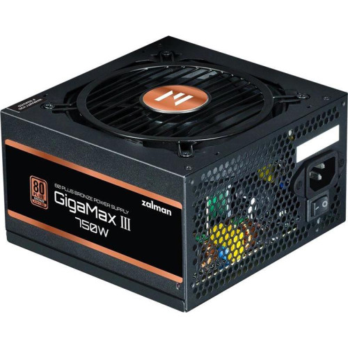 Блок питания Zalman ATX 750W ZM750-GV3 Gen.5 80+ bronze (20+4pin) APFC 120mm fan 6xSATA RTL [ZM750-GV3]