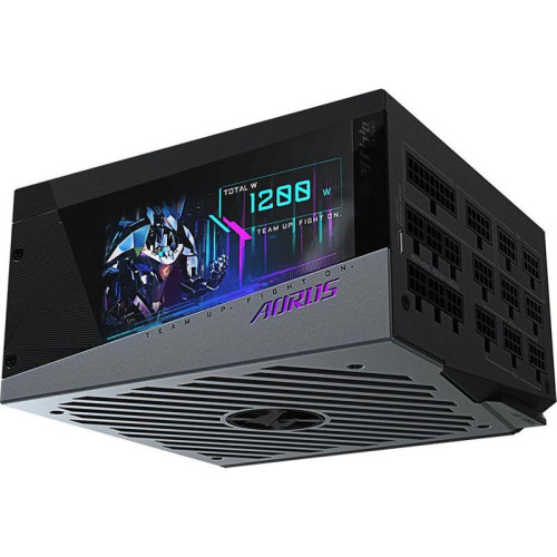 Блок питания Gigabyte ATX 1200W GP-AP1200PM 80+ platinum (20+4pin) APFC 140mm fan 16xSATA Cab Manag RTL [GP-AP1200PM]