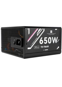 Блок питания 650W/ Power Supply Thermalright, 650W 80+ Bronze (ATX, 3.0, Full modular, 1x24(20+4)pin, 2xCPU 8(4+4)pin, 4xPCIe*2 8(6+2)pin, 3xSATA3, 3xMOLEX4pin, Active, 120x120mm, 150x140x86mm, APFC, black)