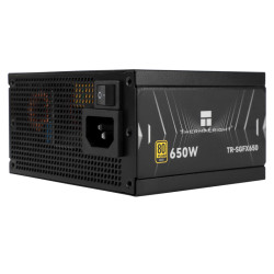 Блок питания 650W/ Power Supply Thermalright, 650W 80+ Gold (SFX, 3.1, Full modular, 1x24(20+4)pin, 1xCPU 8(4+4)pin, 2xPCIe*2 8(6+2)pin, 3xSATA3, 3xMOLEX4pin, Active, 92x92mm, 100x125x64mm, APFC, OPP, OVP, OTP, OCP, SCP, UVP, black)