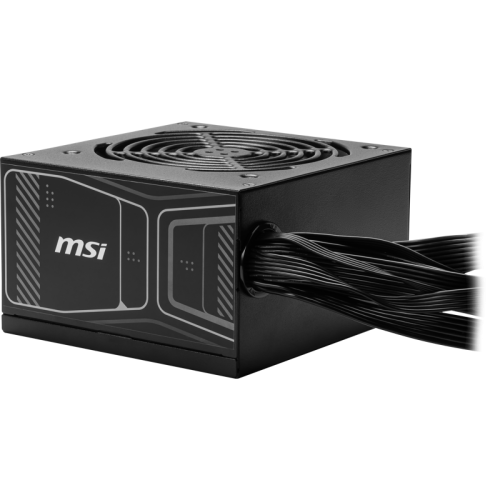 Блок питания ПК/ Power Supply MSI MAG A750GN PCIE5, 750W 80+ Gold (ATX, 3.1, PCIe 5.1, Non-modular, 1x24(20+4)pin, 2xCPU 8(4+4)pin, 2xPCIe*2 8(6+2)pin, 1x12VHPWR (450W), 4xSATA3, 2xMOLEX4pin, Active, 120x120mm, 140x150x86mm, APFC, black) Блок питания ПК/ Power Supply MSI MAG A750GN PCIE5, 750W 80+ Gold (ATX, 3.1, PCIe 5.1, Non-modular, 1x24(20+4)pin, 2xCPU 8(4+4)pin, 2xPCIe*2 8(6+2)pin, 1x12VHPWR (450W), 4xSATA3, 2xMOLEX4pin, Active, 120x120mm, 140x150x86mm, APFC, black)