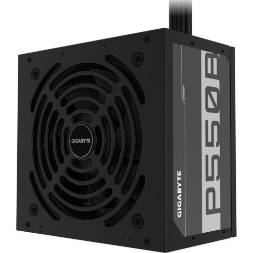 Блоки питания/ Power Supply Gigabyte GP-P550B, 550W 80+ Bronze (ATX, 2.31, Non-modular, 1x24(20+4)pin, 1x4+4-pin CPU, 3xMolex, 2x6+2-pin PCIe, 6xSATA3, Active, 120x120mm, 150x140x86mm, APFC, black)