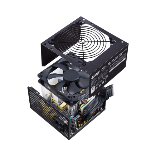 Блок питания 450 Ватт/ Power Supply Cooler Master MWE White, 450W, ATX, 120mm, 6xSATA, 2xPCI-E(6+2), APFC, 80+ White