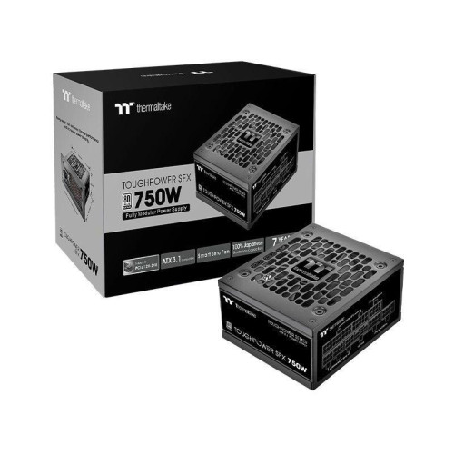 Блок питания Thermaltake SFX 750W Toughpower SFX750 Gen.5 80+ platinum (20+4pin) APFC 90mm fan 8xSATA Cab Manag RTL [PS-STP-0750FNFAPE-1]