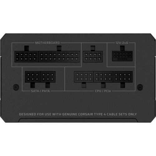 Блоки питания/ Power Supply Corsair RM1000e, Model RPS0217, 1000W 80+ Gold (ATX, 3.1, PCIe 5.1, Full modular, 1x24(20+4)pin, 2xEPS/ATX 12V 8-pin (4+4), 1x12V-2x6(12+4)pin, 2x12V-2x6 to Dual 8-Pin(6+2), 1xPCIe 8-Pin(6+2), 4xSATA (4 Straight SATA), 4xSATA /