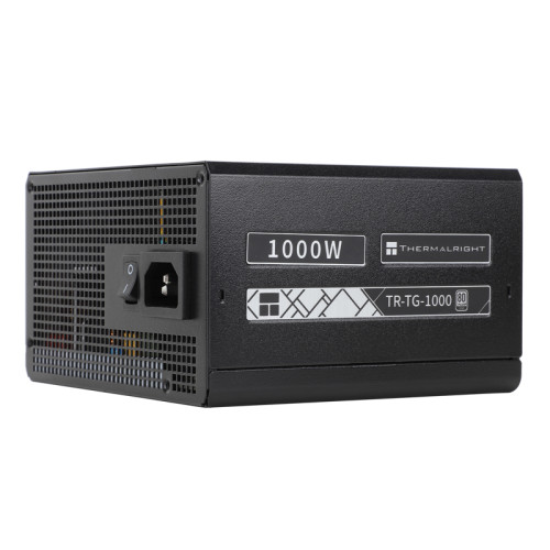 Блок питания ПК/ Power Supply Thermalright, 1000W 80+ Gold (ATX, 3.0, PCIe 5.0, Full modular, 1x24(20+4)pin 600mm, 1xCPU 8(4+4)pin 650mm, 2xPCIe*2 8(6+2)pin 650+150mm, 1x12VHPWR PCIe 5.0 12+4pin 600mm, 4xSATA*4 450+150+150+150mm, 2xMOLEX4pin*3 500+150+150