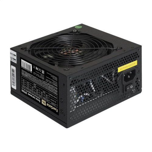 Блок питания Exegate EX219465RUS Блок питания 600W ExeGate XP600 (ATX, 12cm fan, 24pin, 4+4pin, PCIe, 3xSATA, 2xIDE, black) {10} (856270)