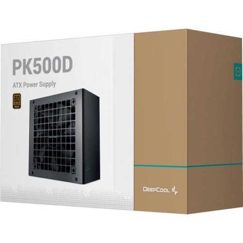 Блок питания Deepcool ATX 500W PK500D V2 80+ bronze (20+4pin) APFC 120mm fan 6xSATA RTL