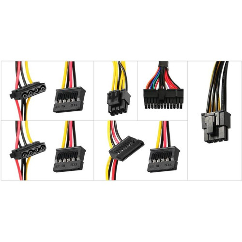 Блок питания KingPrice ATX 550W KPPSU550 (20+4pin) 120mm fan 4xSATA