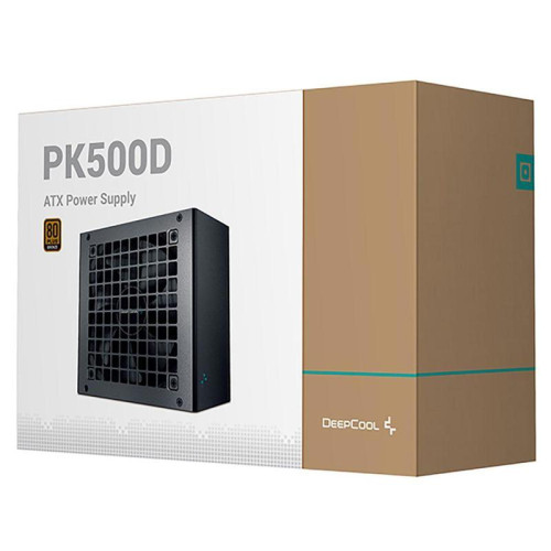 Блок питания Deepcool ATX 500W PK500D V2 80+ bronze (20+4pin) APFC 120mm fan 6xSATA RTL