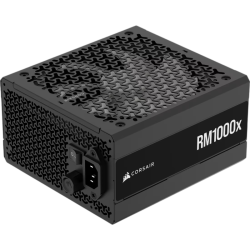 Блоки питания/ Power Supply Corsair RM1000x, Model RPS0198, 1000W 80+ Gold (ATX, 3.1, PCIe 5.1, Full modular, 1x24(20+4)pin, 1x12V-2x6, 2x4+4-pin CPU +12V (EPS), 3x4-pin Molex, 6x6+2-pin PCIe, 12xSATA3, Active, 140x140mm, 160x150x86mm, APFC, Power cable-E