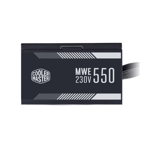 Блок питания 550 Ватт/ Power Supply Cooler Master MWE White, 550W, ATX, 120mm, 6xSATA, 2xPCI-E(6+2), APFC, 80+ White