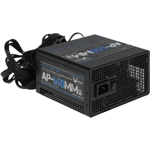 Блок питания Formula ATX 650W AP-650ММ 80 PLUS WHITE (20+4pin) APFC 120mm fan 6xSATA RTL