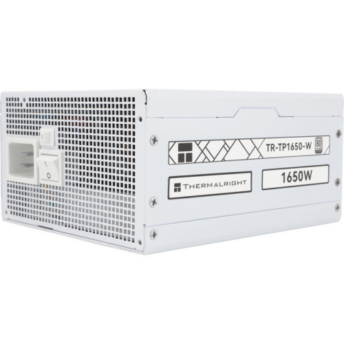 Блок питания 1650W/ Power Supply Thermalright, 1650W 80+ Platinum (ATX, 3.0, PCIe 5.0, Full modular, 1x24(20+4)pin 600mm, 4xCPU 8(4+4)pin, 9xPCIe*2 8(6+2)pin, 2x12VHPWR PCIe 5.0 12+4pin 650mm, 14xSATA, 5xMOLEX4pin, Active, 140x140mm, 170x150x86mm, OPP, OV