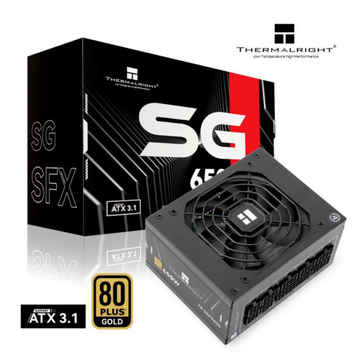 Блок питания 650W/ Power Supply Thermalright, 650W 80+ Gold (SFX, 3.1, Full modular, 1x24(20+4)pin, 1xCPU 8(4+4)pin, 2xPCIe*2 8(6+2)pin, 3xSATA3, 3xMOLEX4pin, Active, 92x92mm, 100x125x64mm, APFC, OPP, OVP, OTP, OCP, SCP, UVP, black) Блок питания 650W/ Power Supply Thermalright, 650W 80+ Gold (SFX, 3.1, Full modular, 1x24(20+4)pin, 1xCPU 8(4+4)pin, 2xPCIe*2 8(6+2)pin, 3xSATA3, 3xMOLEX4pin, Active, 92x92mm, 100x125x64mm, APFC, OPP, OVP, OTP, OCP, SCP, UVP, black)