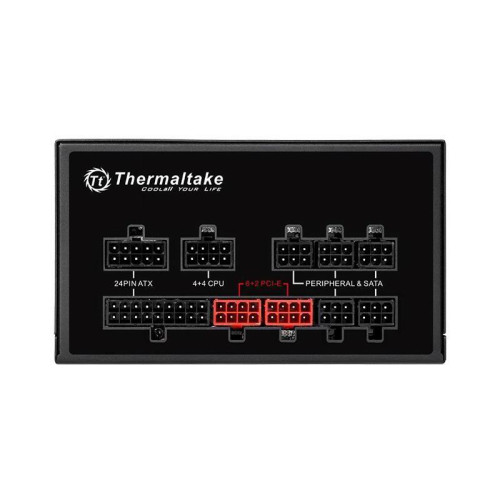 Блок питания Thermaltake ATX 750W SMART PRO RGB 80+ bronze (20+4pin) APFC 140mm fan color LED 9xSATA Cab Manag RTL [PS-SPR-0750FPCBEU-R]
