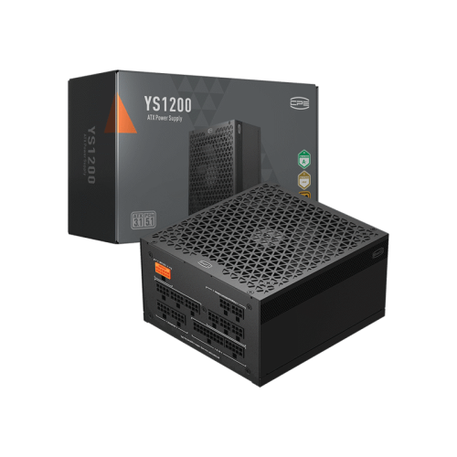 Блок питания ПК/ PCCooler, 1200W 80+ Gold (ATX, 3.1, , Full modular, 1x24(20+4)pin 610mm, 2xCPU 8(4+4)pin 700mm,  2xPCIe*2 8(6+2)pin 750mm, 1x12V(2x6) 12+4pin 500mm, 2xSATA*3+MOLEX4pin*1 450+120+120+150mm , Active, 135x135mm, 160x150x86mm, APFC, OVP,UVP,O