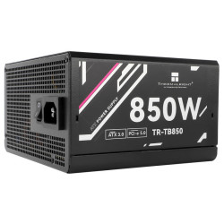 Блок питания 850W/ Power Supply Thermalright, 850W 80+ Bronze (ATX, 3.0, PCIe 5.0, Full modular, 1x24(20+4)pin, 2xCPU 8(4+4)pin, 4xPCIe*2 8(6+2)pin, 3xSATA3, 1x12+4pin (12VHPWR PCIe 5.0 12+4pin 600mm), 3xMOLEX4pin, Active, 120x120mm, 150x140x86mm, APFC, b