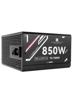 Блок питания 850W/ Power Supply Thermalright, 850W 80+ Bronze (ATX, 3.0, PCIe 5.0, Full modular, 1x24(20+4)pin, 2xCPU 8(4+4)pin, 4xPCIe*2 8(6+2)pin, 3xSATA3, 1x12+4pin (12VHPWR PCIe 5.0 12+4pin 600mm), 3xMOLEX4pin, Active, 120x120mm, 150x140x86mm, APFC, b